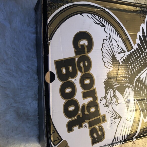 New Georgia Boot size 10.5W Men’s Brown Wellington Working Boots - Picture 6 of 7